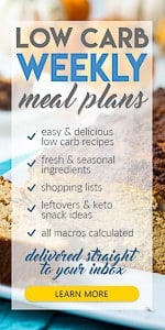 Low carb Meal Plan Tasteaholics