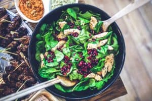 ketogenic-macros-food-salad-healthy-lunch