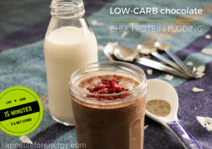 Low-Carb 15 Minute Chocolate Chia Protein Pudding