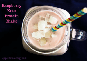 Raspberry Keto Protein Shake