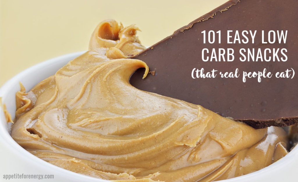 Low carb snacks - chocolate dipped into peanut butter
