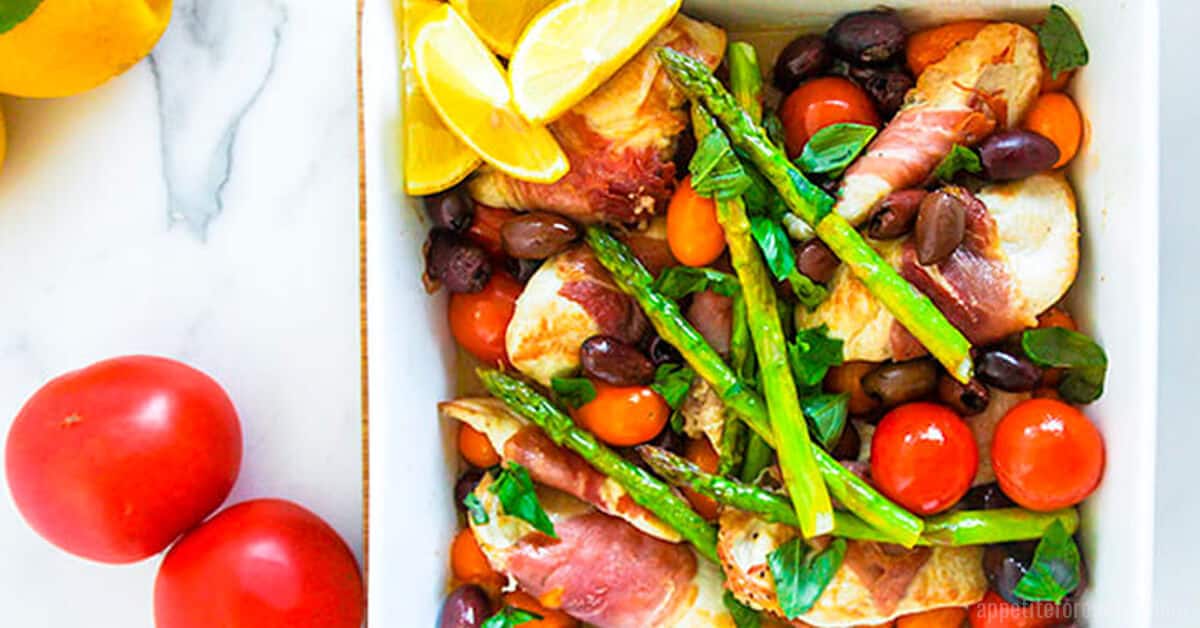 Keto Prosciutto Wrapped Italian Chicken Appetite For Energy