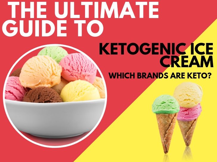 A bowl with scoops of ice cream in many flavors and 2 ice cream cones - The Ultimate Guide To Ketogenic Ice-Cream Brands