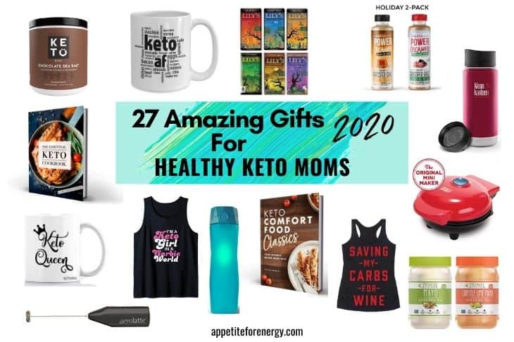 Images showing some of the 27 Amazing Gifts For Healthy Keto Moms